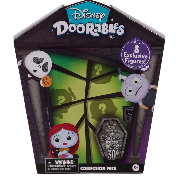 Disney Doorables Nightmare Before Christmas Collection Peek 8 Figures New - Picture 1 of 6